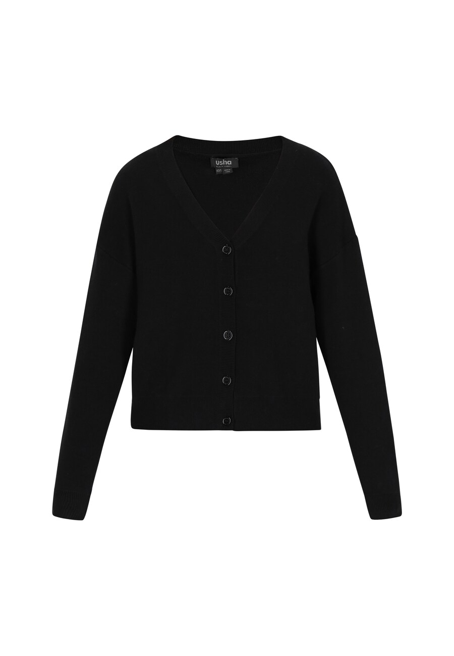 Вязаный кардиган usha BLACK LABEL, черный
Вязаный кардиган usha BLACK LABEL, черный