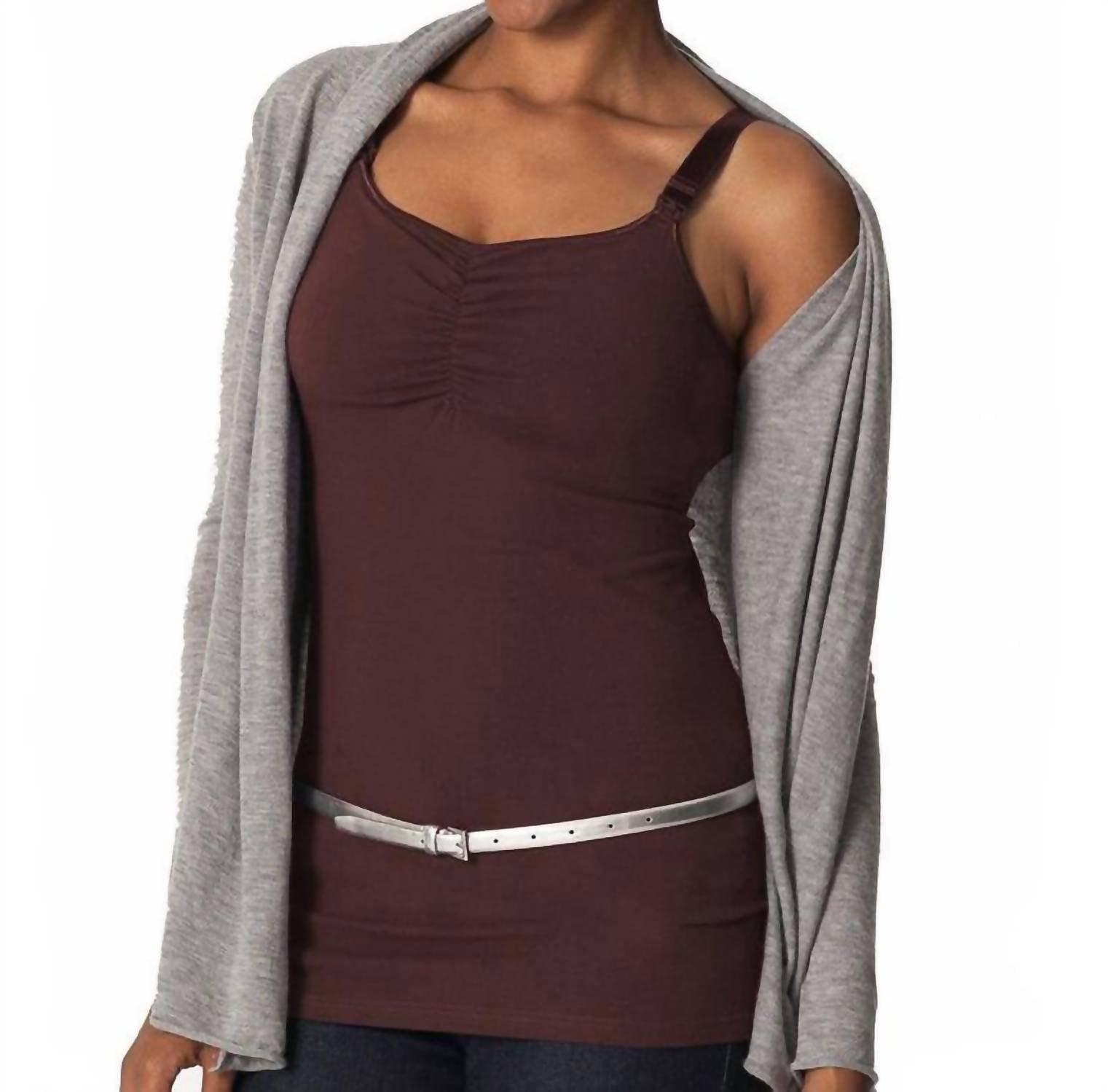 Бюстгальтер для кормления с длинным верхом и полной грудью в шоколадном цвете Glamourmom, цвет chocolate
Бюстгальтер для кормления с длинным верхом и полной грудью в шоколадном цвете Glamourmom, цвет chocolate