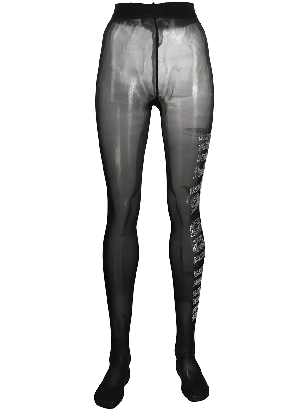 Колготки с логотипом из страз Philipp Plein, черный
Колготки с логотипом из страз Philipp Plein, черный