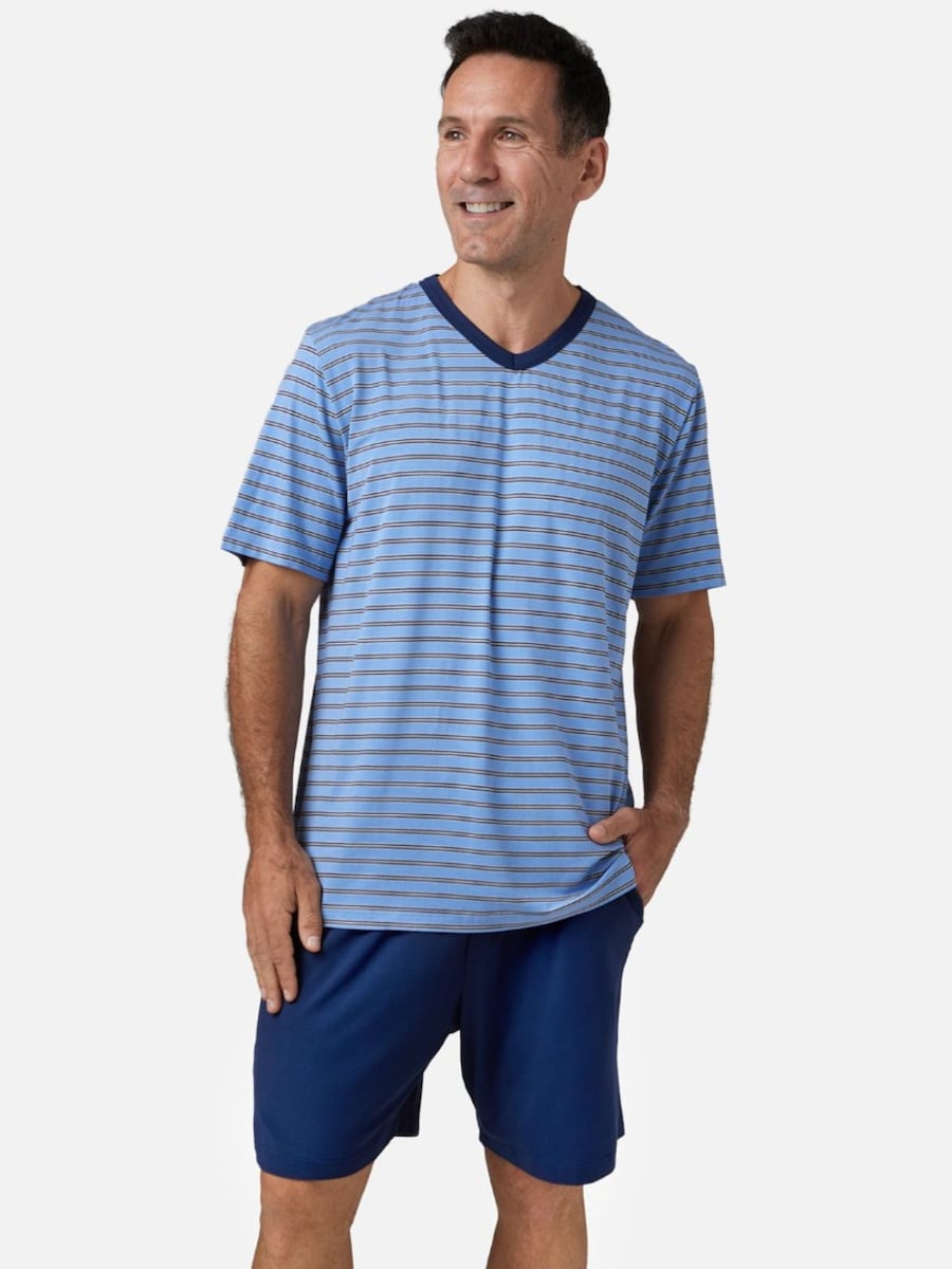 Короткая пижама zd ZERO DEFECTS Short modal Koryfi pyjamas set, синий
Короткая пижама zd ZERO DEFECTS Short modal Koryfi pyjamas set, синий