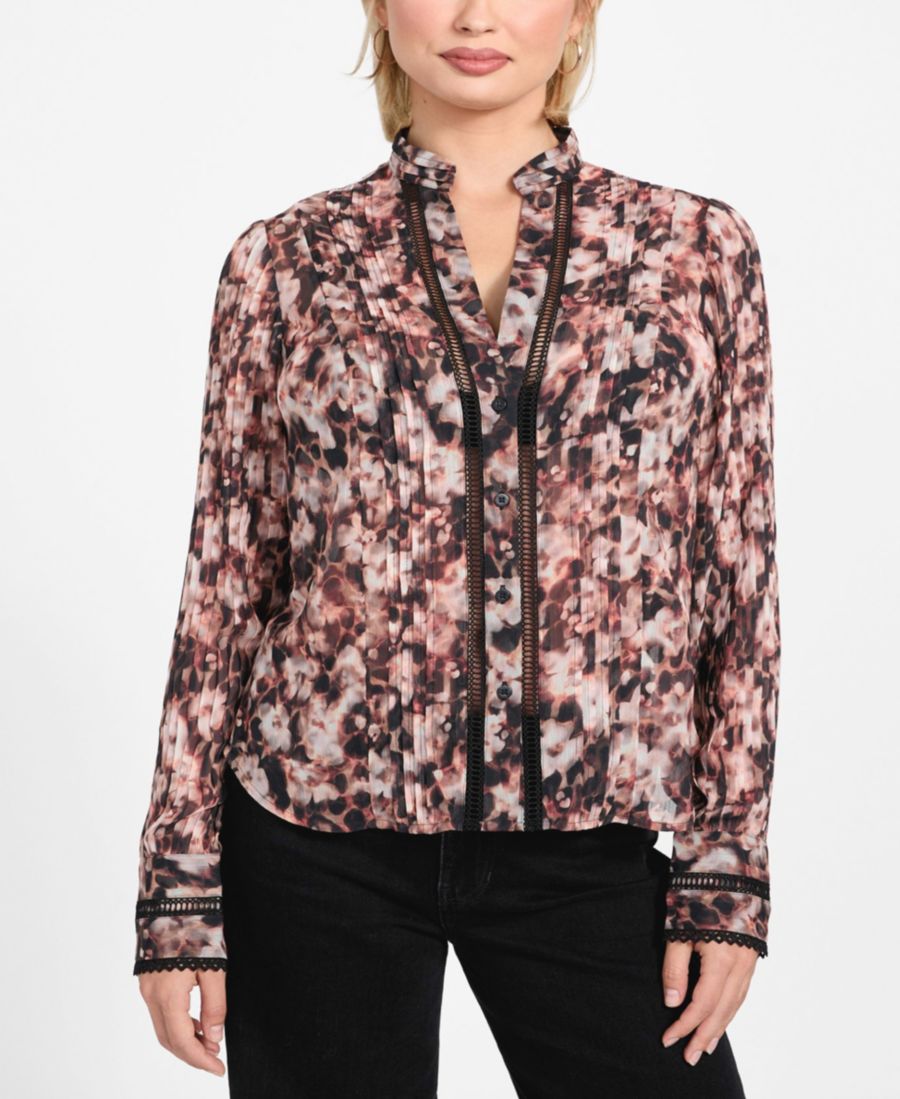 Женская блузка с длинными рукавами Josette с принтом GUESS, Safari Bloom Print
Женская блузка с длинными рукавами Josette с принтом GUESS, Safari Bloom Print