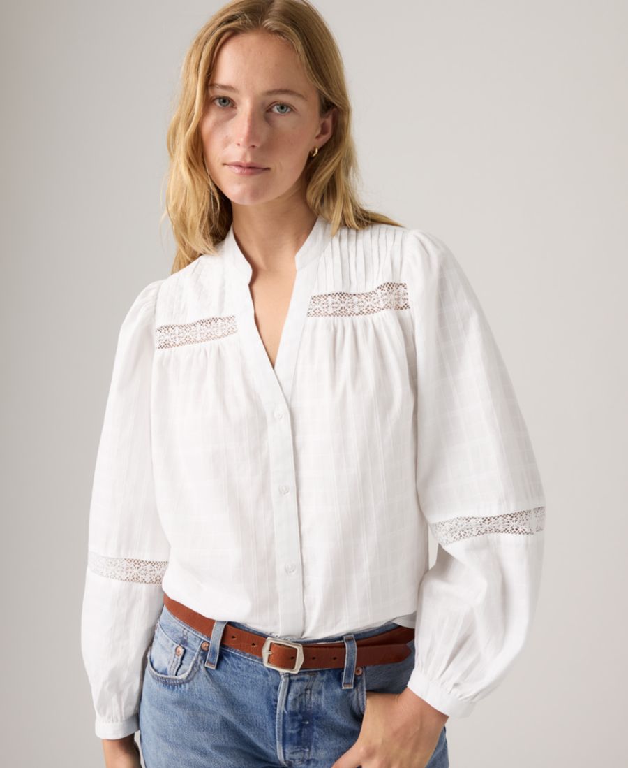 Женская блузка с длинными рукавами "Мадлен" Levi's, Bright White
Женская блузка с длинными рукавами "Мадлен" Levi's, Bright White