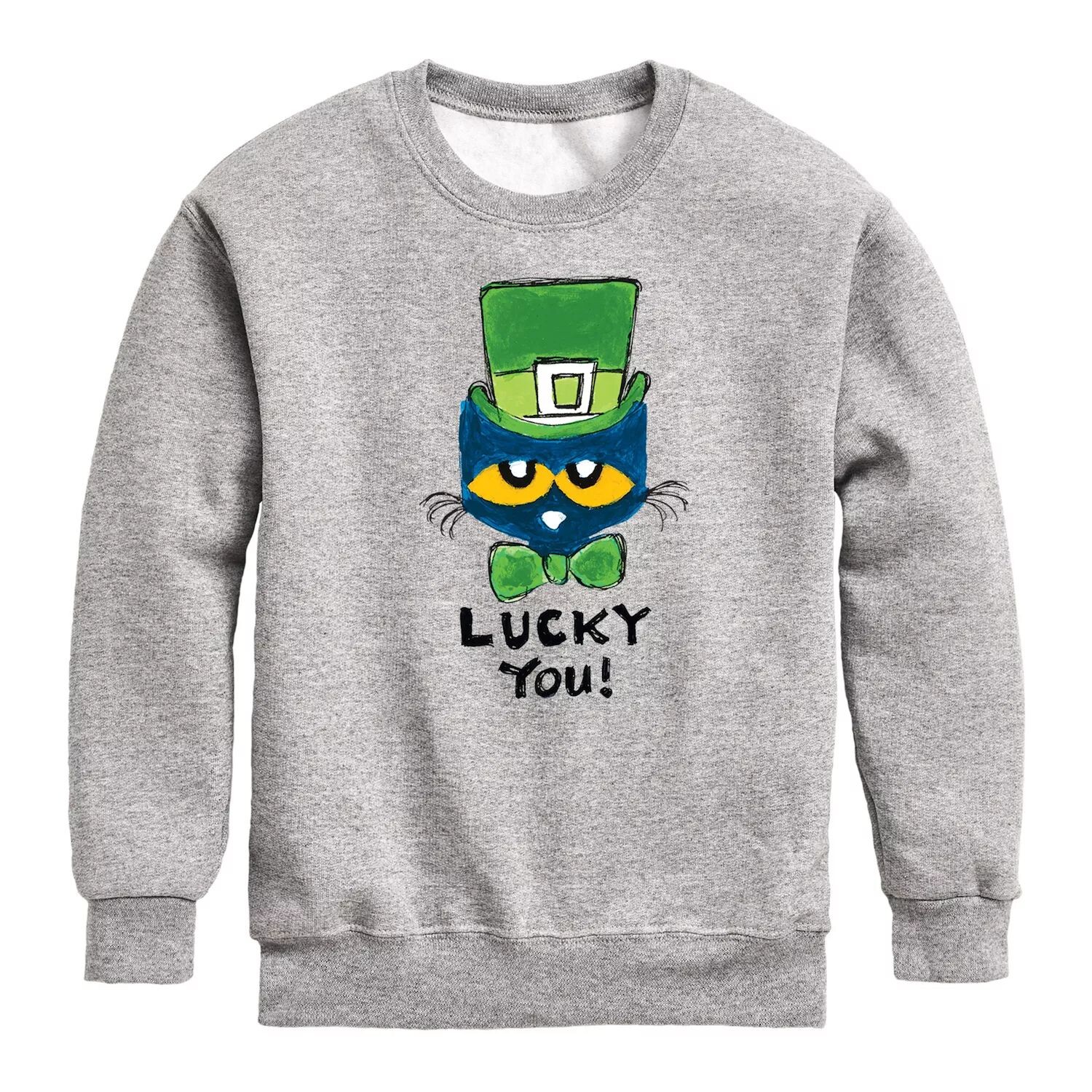Флисовый свитшот Lucky 'You для мальчиков 8–20 лет Pete The Cat Licensed Character 
Флисовый свитшот Lucky 'You для мальчиков 8–20 лет Pete The Cat Licensed Character