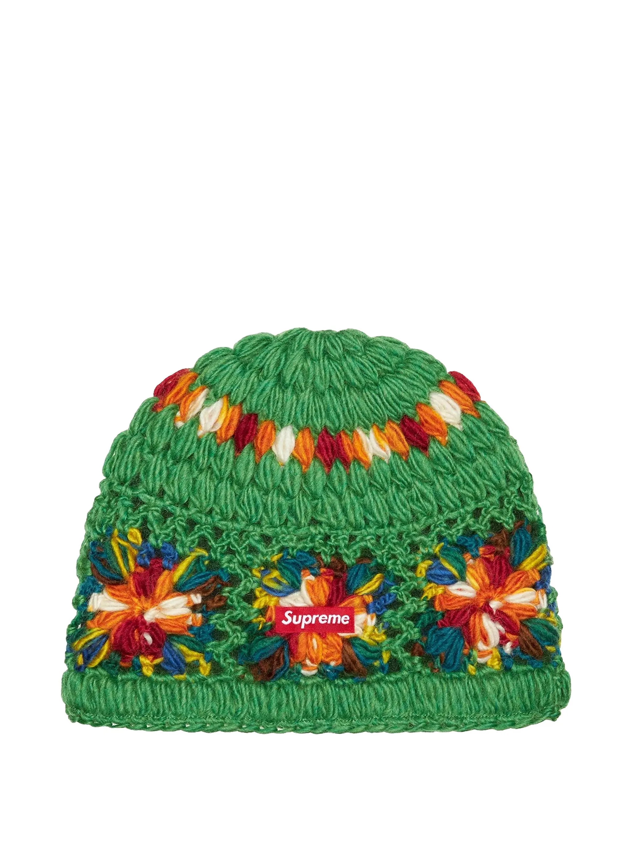 Шапка бини в технике кроше Supreme, зеленый
Шапка бини в технике кроше Supreme, зеленый