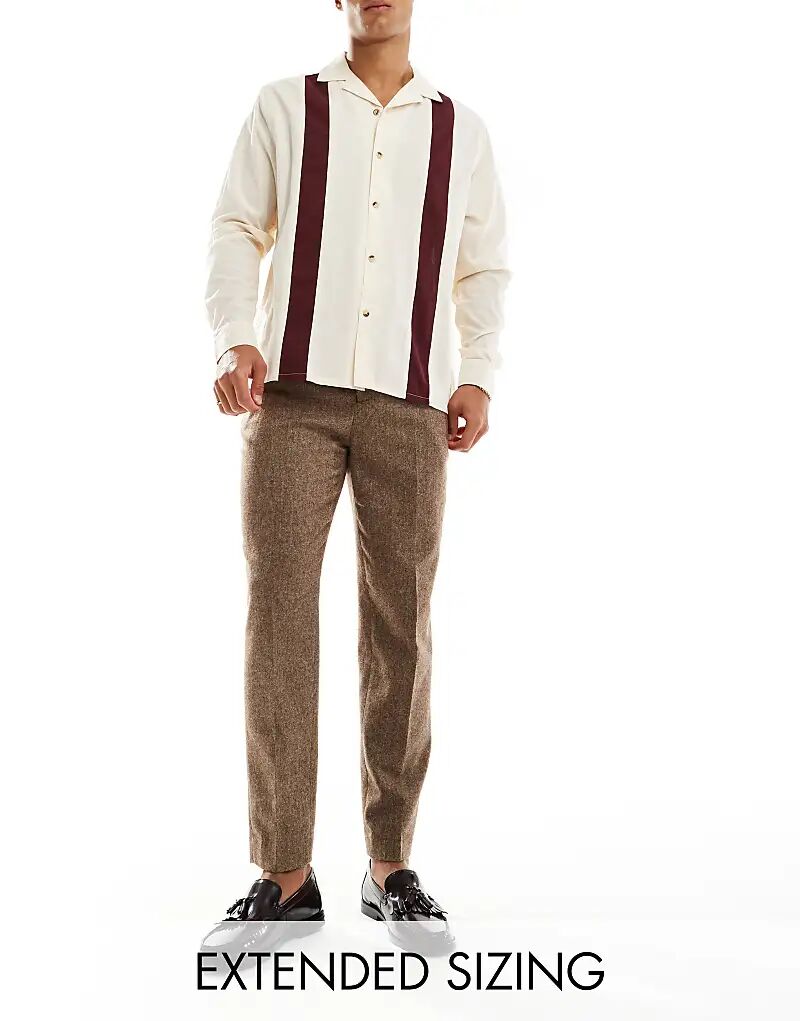 Элегантные зауженные брюки из смеси шерсти ASOS DESIGN
Элегантные зауженные брюки из смеси шерсти ASOS DESIGN