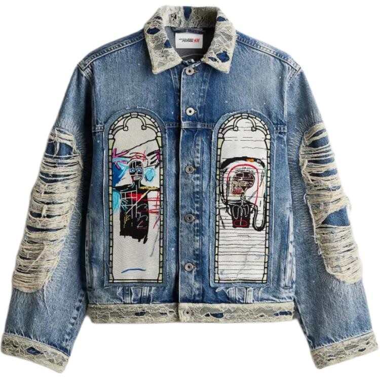 Джинсовая куртка унисекс синий H&M
Джинсовая куртка унисекс синий H&M