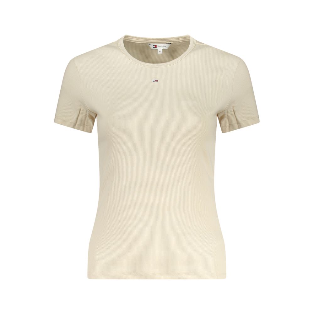 Бежевая хлопковая женская футболка Tommy Hilfiger, Beige
Бежевая хлопковая женская футболка Tommy Hilfiger, Beige