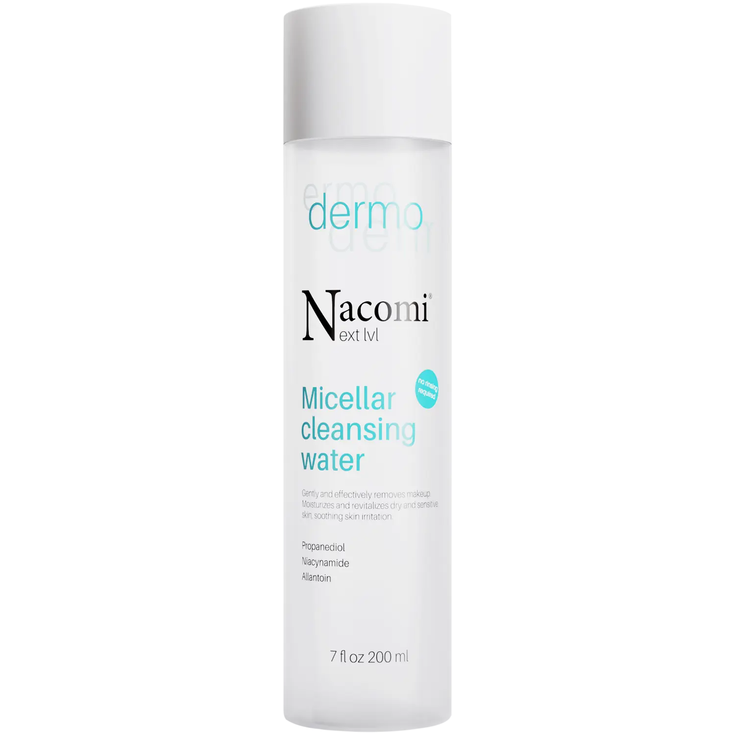 Nacomi Next Level мицеллярная жидкость для сухой и чувствительной кожи, 200 мл
Nacomi Next Level мицеллярная жидкость для сухой и чувствительной кожи, 200 мл