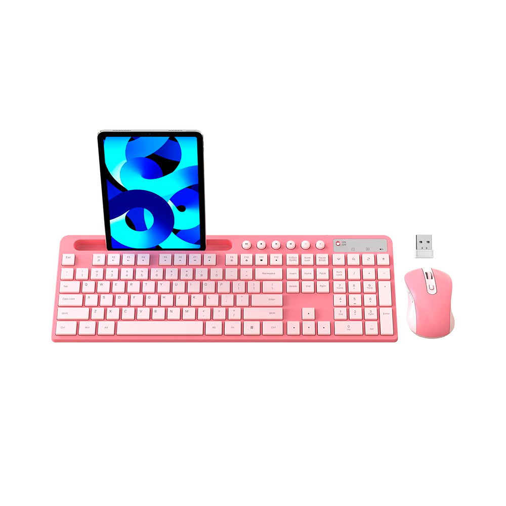 Комплект периферии Marvo KC411W (клавиатура + мышь), розовая сакура
Комплект периферии Marvo KC411W (клавиатура + мышь), розовая сакура