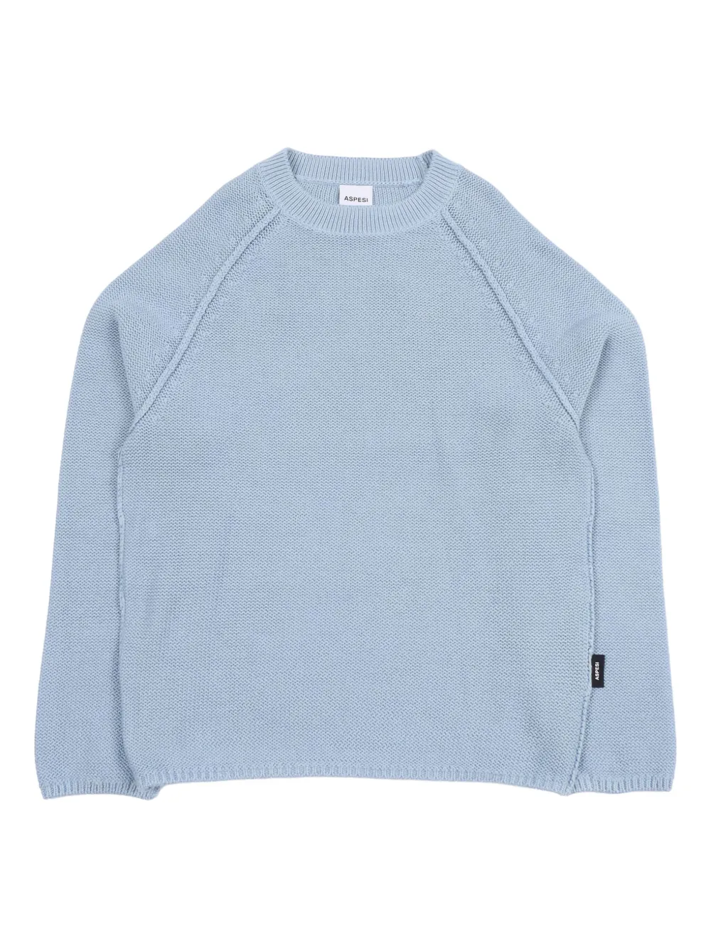 Хлопковый свитер с рукавами-реглан Aspesi Kids, синий
Хлопковый свитер с рукавами-реглан Aspesi Kids, синий