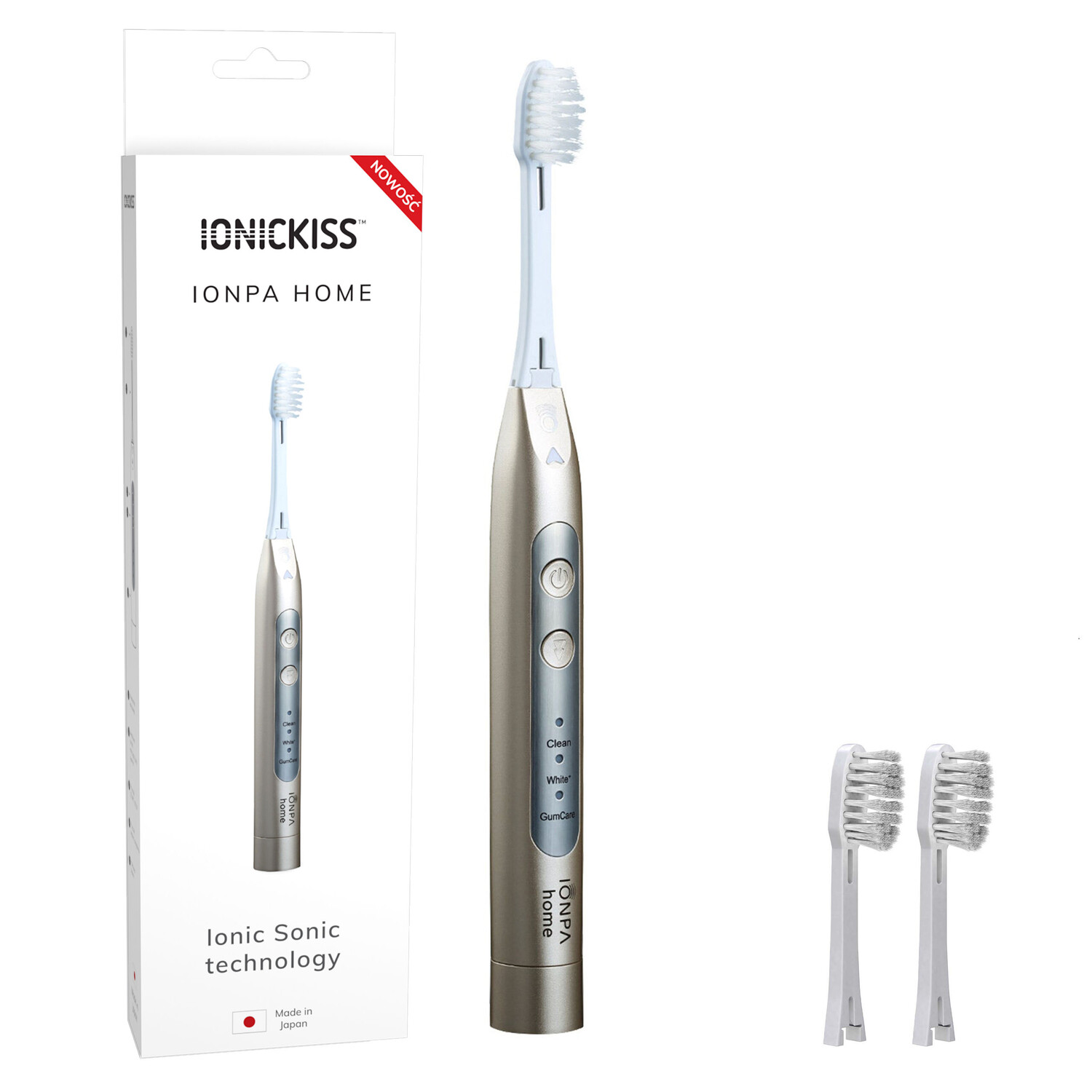 Ionickiss Ionpa Home ионно-звуковая зубная щетка, 1 шт.
Ionickiss Ionpa Home ионно-звуковая зубная щетка, 1 шт.