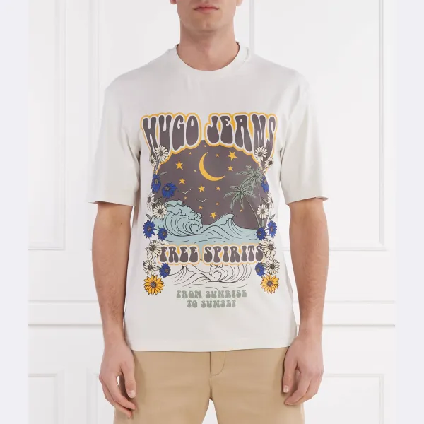 Футболка нирито стандартного кроя Hugo, экрю
Футболка нирито стандартного кроя Hugo, экрю