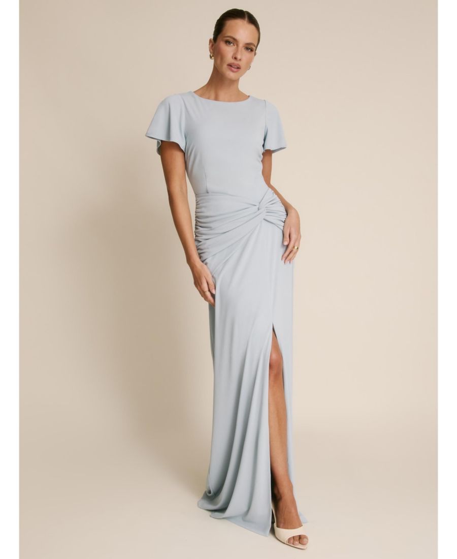 Женское платье с узлом, рукавами-крылышками и эластичной тканью Six Stories, Pale blue
Женское платье с узлом, рукавами-крылышками и эластичной тканью Six Stories, Pale blue