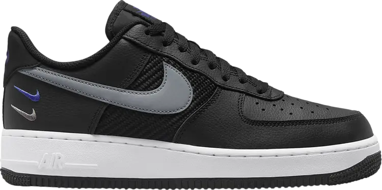 Кроссовки Air Force 1 '07 'Double Swoosh - Black Racer Blue', черный
Кроссовки Air Force 1 '07 'Double Swoosh - Black Racer Blue', черный