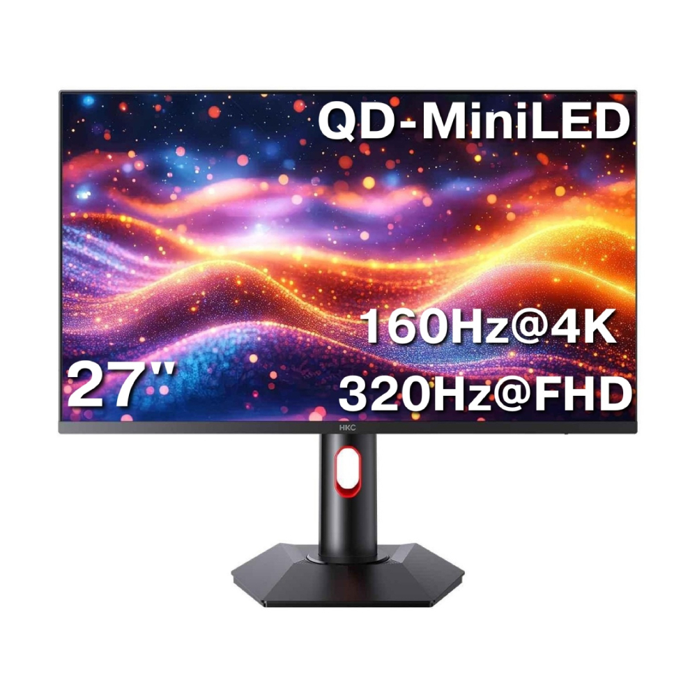 Монитор игровой HKC G27M7, 27", 3840 х 2160, 320 Гц, Fast IPS, QD-MiniLED, чёрный
Монитор игровой HKC G27M7, 27", 3840 х 2160, 320 Гц, Fast IPS, QD-MiniLED, чёрный