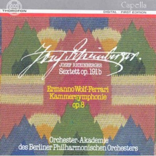 CD диск Rheinberger / Gobel, Horst: Sextet / Sinfonia Da Camera
CD диск Rheinberger / Gobel, Horst: Sextet / Sinfonia Da Camera