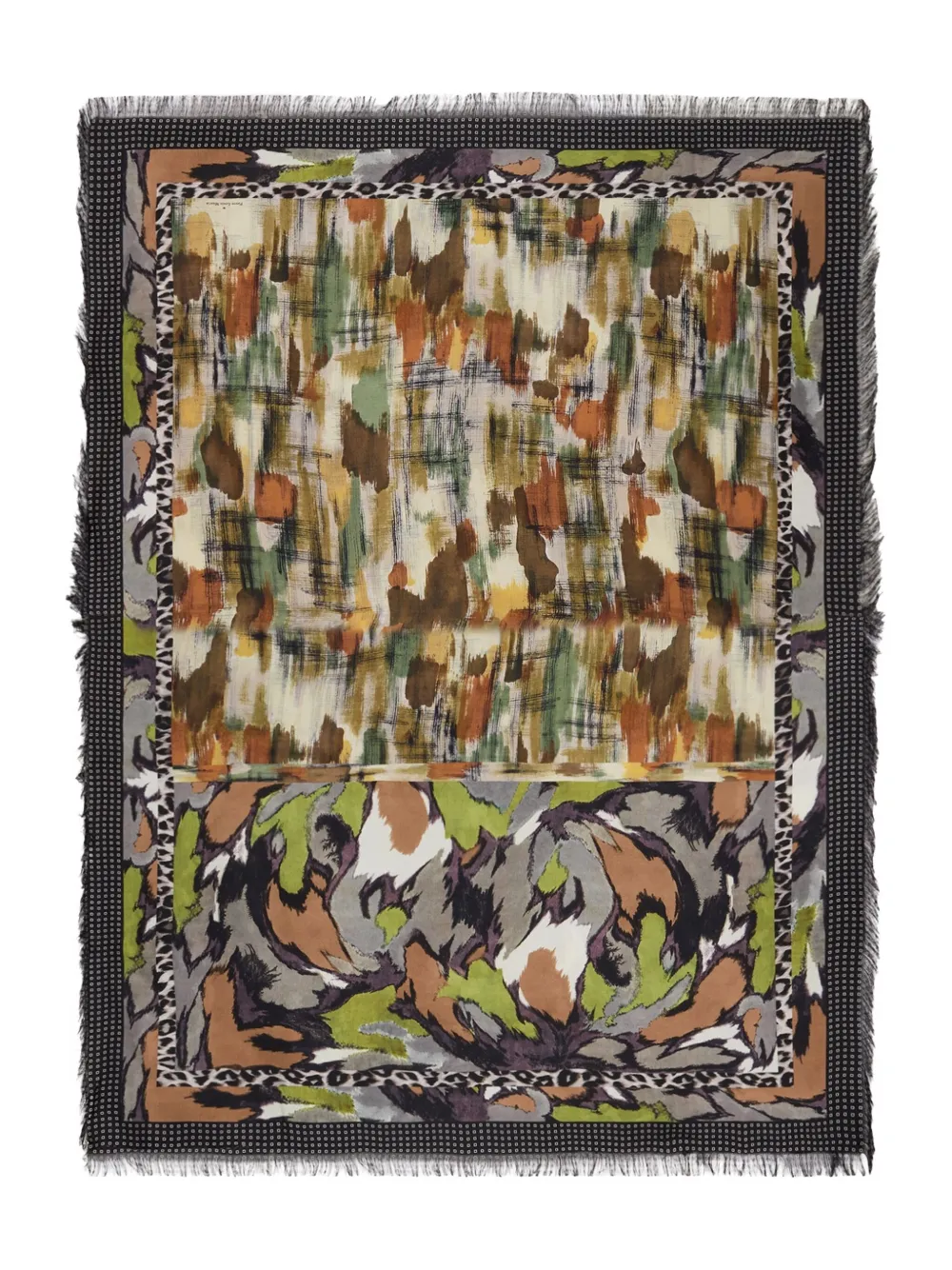 Шарф Aloeuw с абстрактным принтом и бахромой Pierre-Louis Mascia, черный
Шарф Aloeuw с абстрактным принтом и бахромой Pierre-Louis Mascia, черный