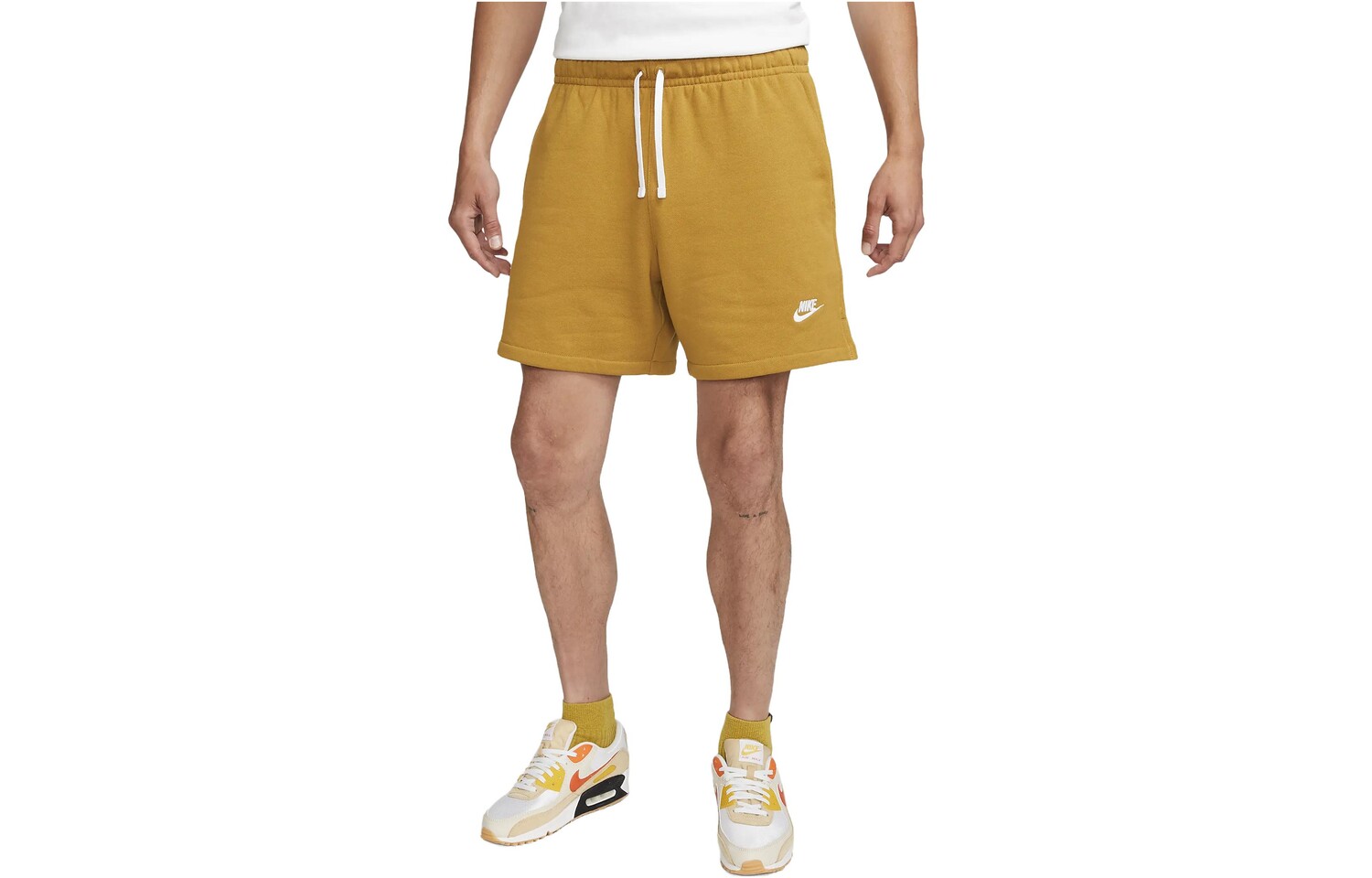 Спортивные шорты мужские хаки Nike, желтый
Спортивные шорты мужские хаки Nike, желтый