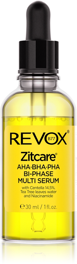 Zitcare aha bha pha двухфазная многофазная сыворотка для более гладкой и матовой кожи Revox B77, 30 мл
Zitcare aha bha pha двухфазная многофазная сыворотка для более гладкой и матовой кожи Revox B77, 30 мл