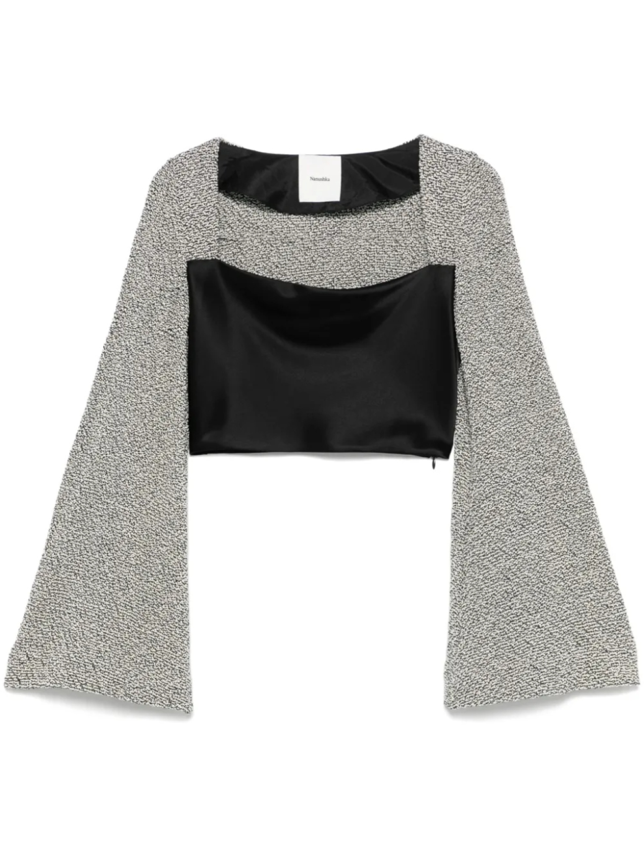 Укороченный топ Tasula Nanushka, черный
Укороченный топ Tasula Nanushka, черный