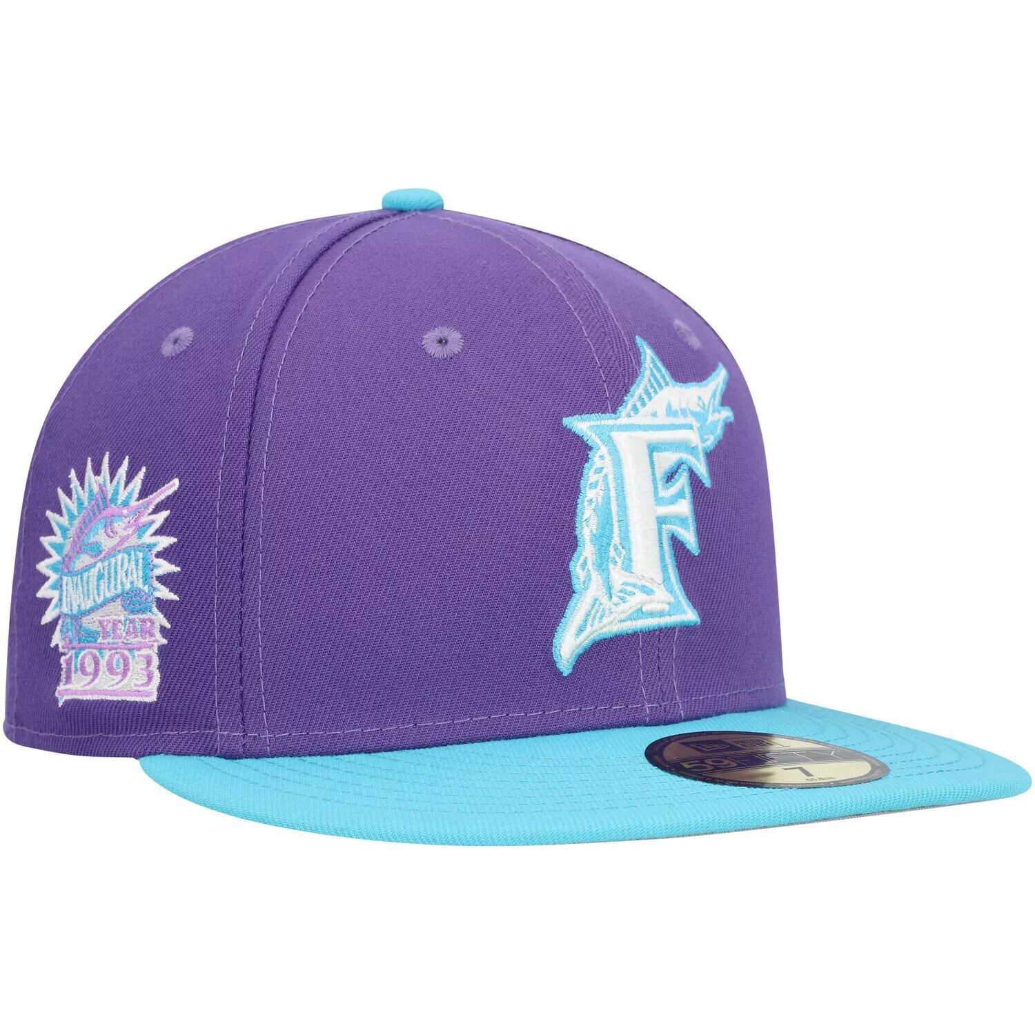 Мужская приталенная шляпа New Era Purple Florida Marlins Vice 59FIFTY
Мужская приталенная шляпа New Era Purple Florida Marlins Vice 59FIFTY