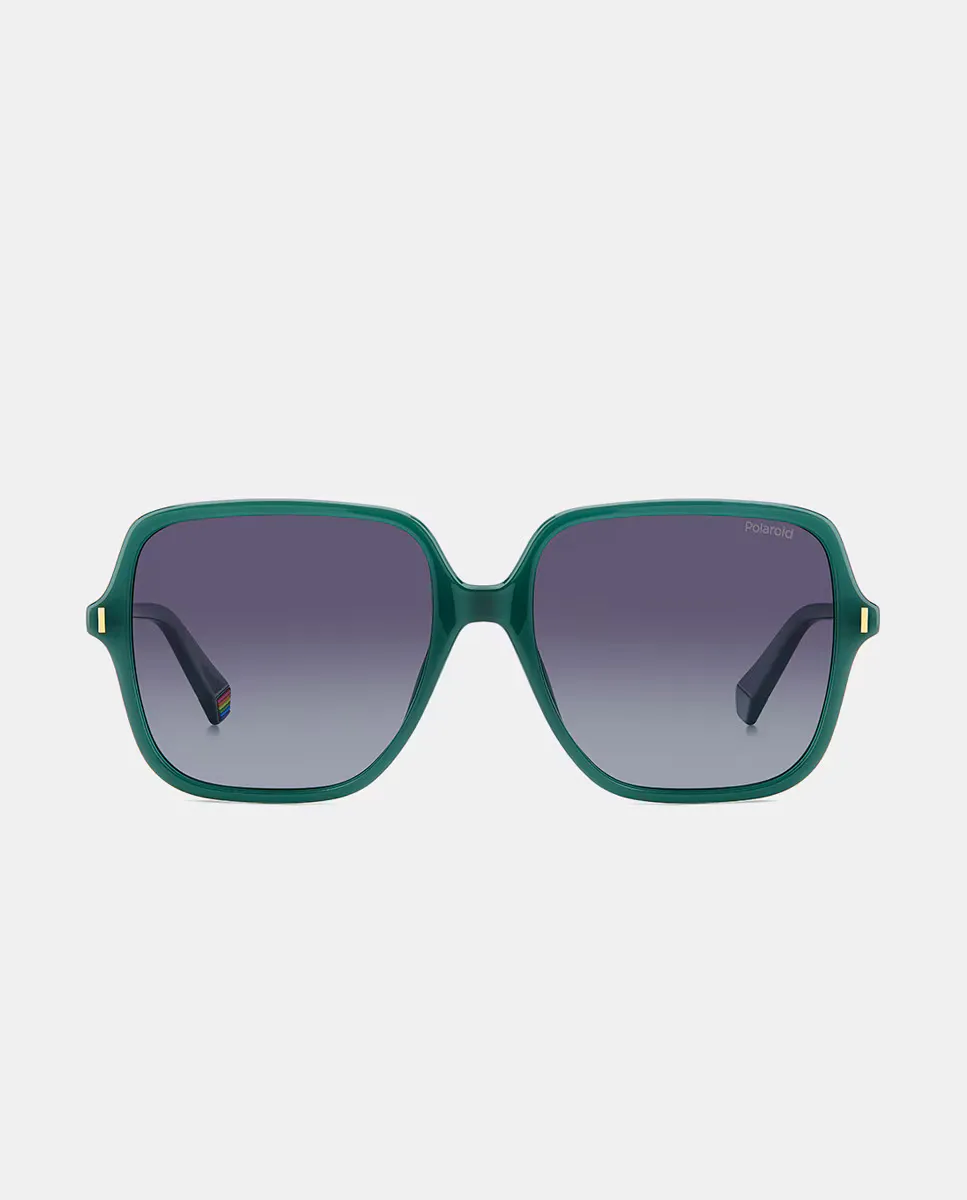 Солнцезащитные очки квадратной формы с инъекцией Polaroid, зеленый
Солнцезащитные очки квадратной формы с инъекцией Polaroid, зеленый