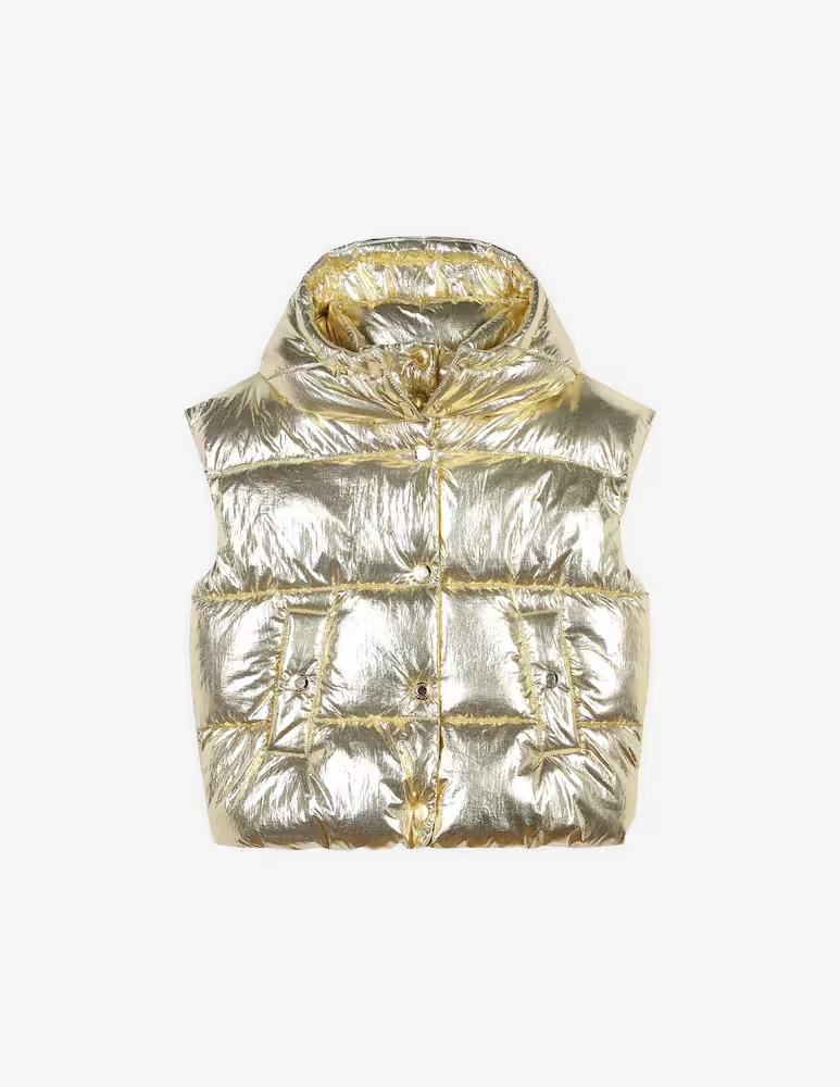 Пуховик без рукавов The Marc Jacobs, золотой
Пуховик без рукавов The Marc Jacobs, золотой