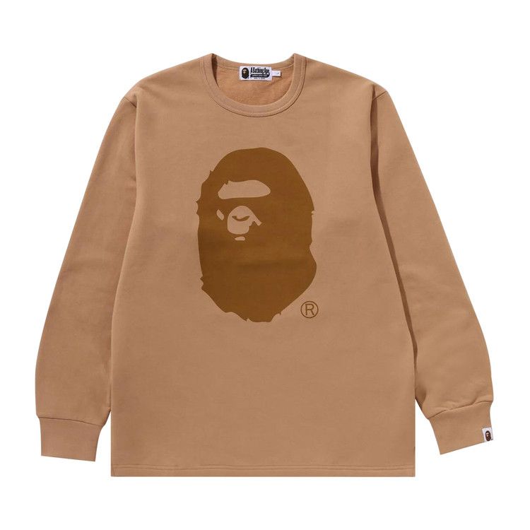 Футболка BAPE Ape Head Brushed Cotton Long-Sleeve Tee, Beige
Футболка BAPE Ape Head Brushed Cotton Long-Sleeve Tee, Beige