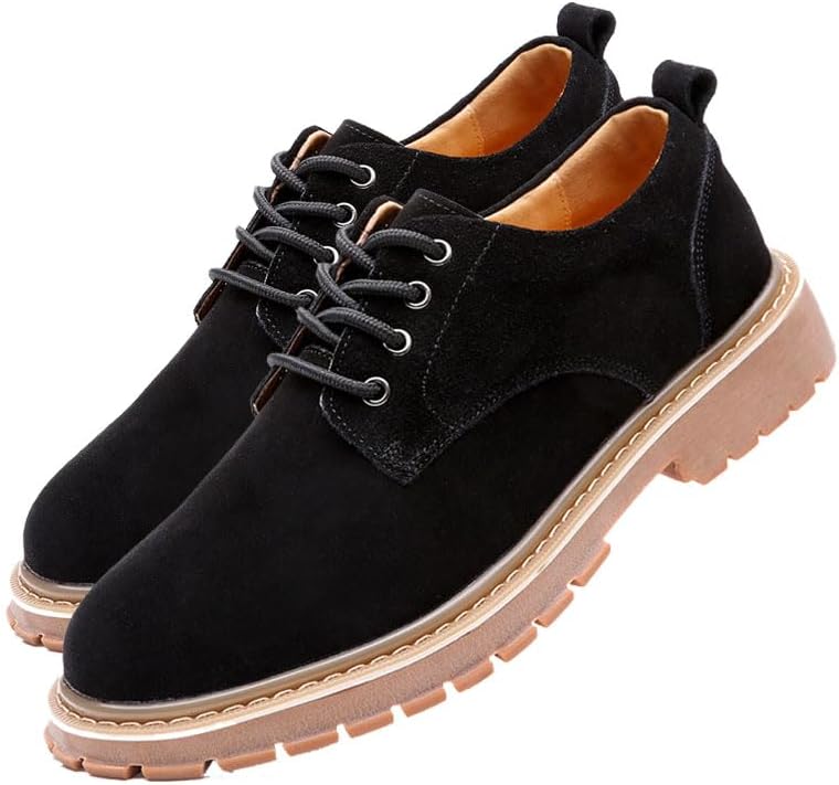 Мужские замшевые оксфорды на шнуровке, ручная прошивка, удобные, противоскользящие туфли, модные, с круглым носком, повседневные деловые туфли Odipon, черный
Мужские замшевые оксфорды на шнуровке, ручная прошивка, удобные, противоскользящие туфли, модные, с круглым носком, повседневные деловые туфли Odipon, черный