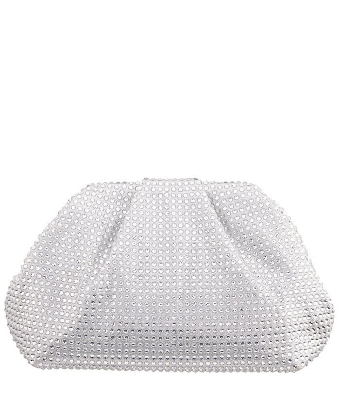 Клатч в оправе, инкрустированный кристаллами Nina, серебро
Клатч в оправе, инкрустированный кристаллами Nina, серебро