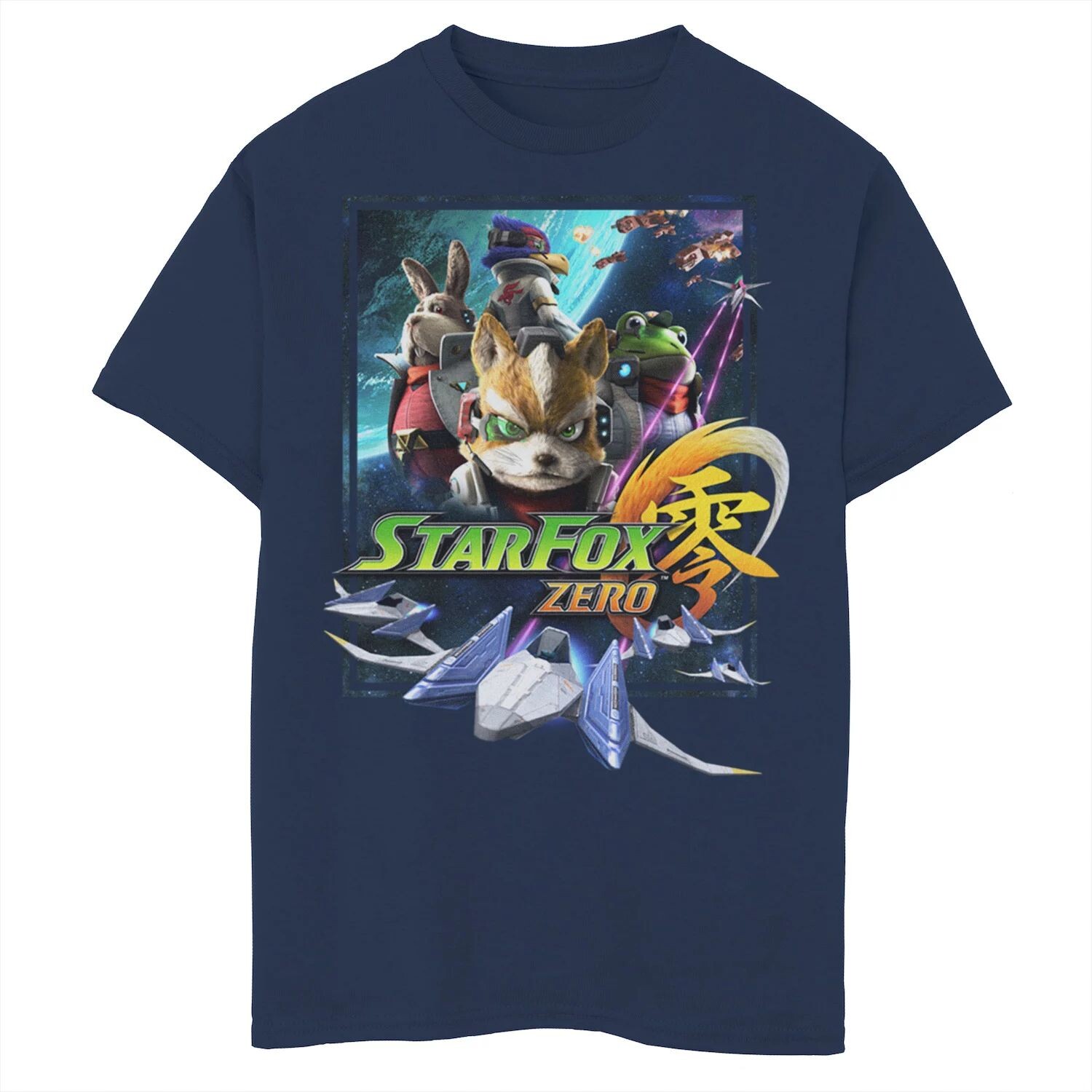 Футболка с графическим изображением Nintendo Star Fox Zero Space Group Shot для мальчиков 8–20 лет Licensed Character, синий
Футболка с графическим изображением Nintendo Star Fox Zero Space Group Shot для мальчиков 8–20 лет Licensed Character, синий