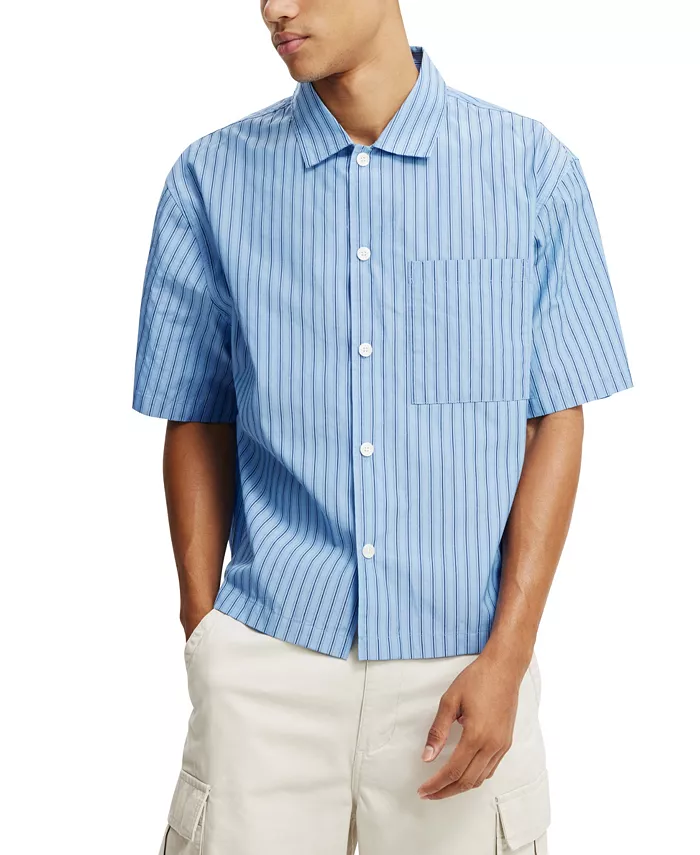 Мужская рубашка Ventura с коротким рукавом COTTON ON, синий
Мужская рубашка Ventura с коротким рукавом COTTON ON, синий