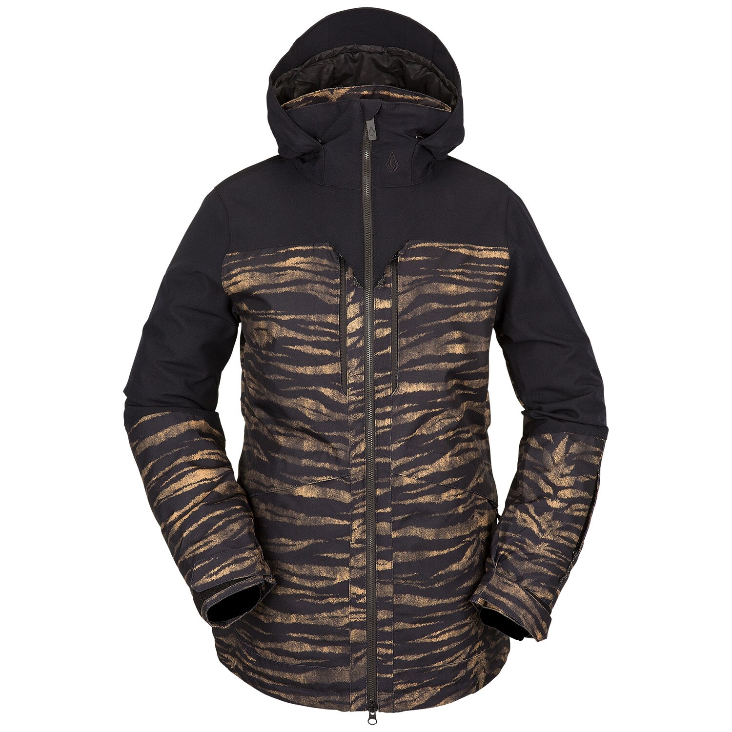 Куртка Volcom женская, черный / коричневый
Куртка Volcom женская, черный / коричневый