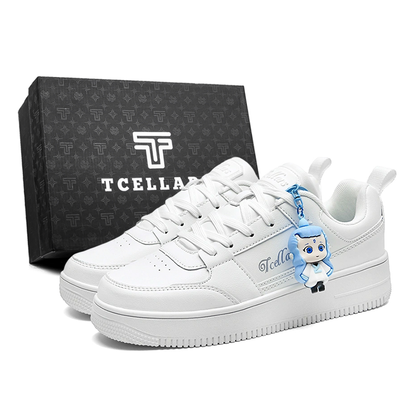 TCELLARS Скользоустойчивые износостойкие легкие низкие скейтерские кроссовки с эффектом увеличения роста унисекс белый цвет с кулоном AB, цвет White+AB Pendant 
TCELLARS Скользоустойчивые износостойкие легкие низкие скейтерские кроссовки с эффектом увеличения роста унисекс белый цвет с кулоном AB, цвет White+AB Pendant