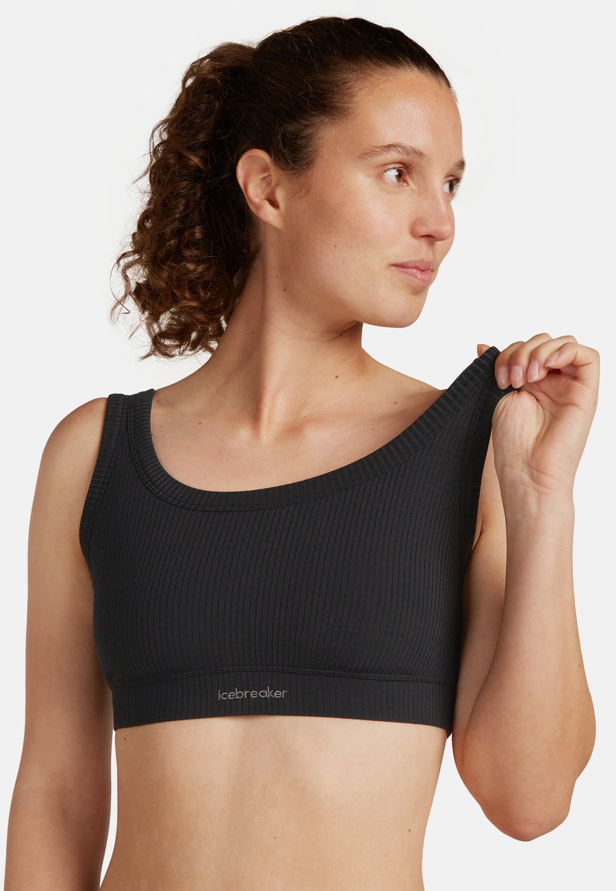 Бюстгальтер icebreaker Light support sports bra, Black
Бюстгальтер icebreaker Light support sports bra, Black