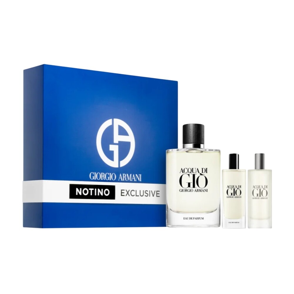 Подарочный набор Giorgio Armani Acqua Di Gio Notino Exclusive, 3 предмета
Подарочный набор Giorgio Armani Acqua Di Gio Notino Exclusive, 3 предмета