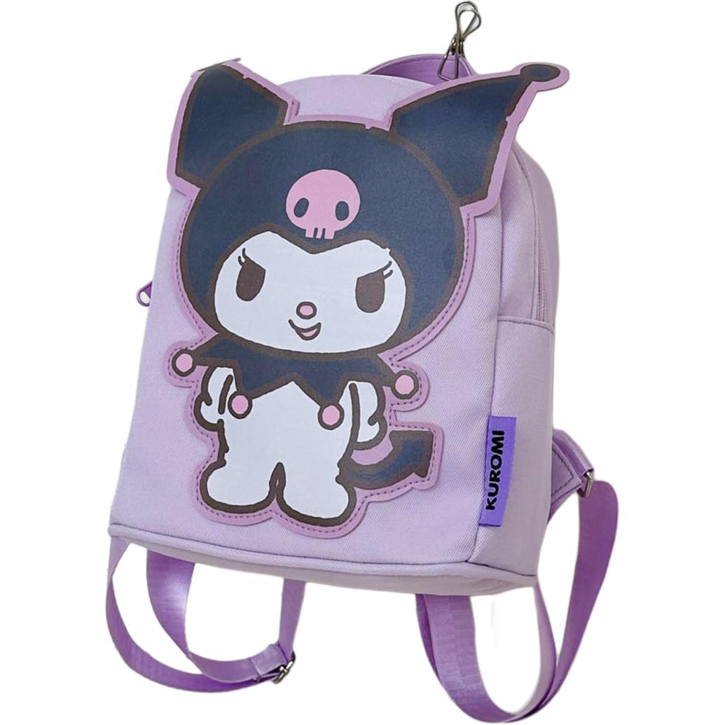 Полиэстеровый рюкзак обычный женский разноцветный Sanrio, Kuromi
Полиэстеровый рюкзак обычный женский разноцветный Sanrio, Kuromi