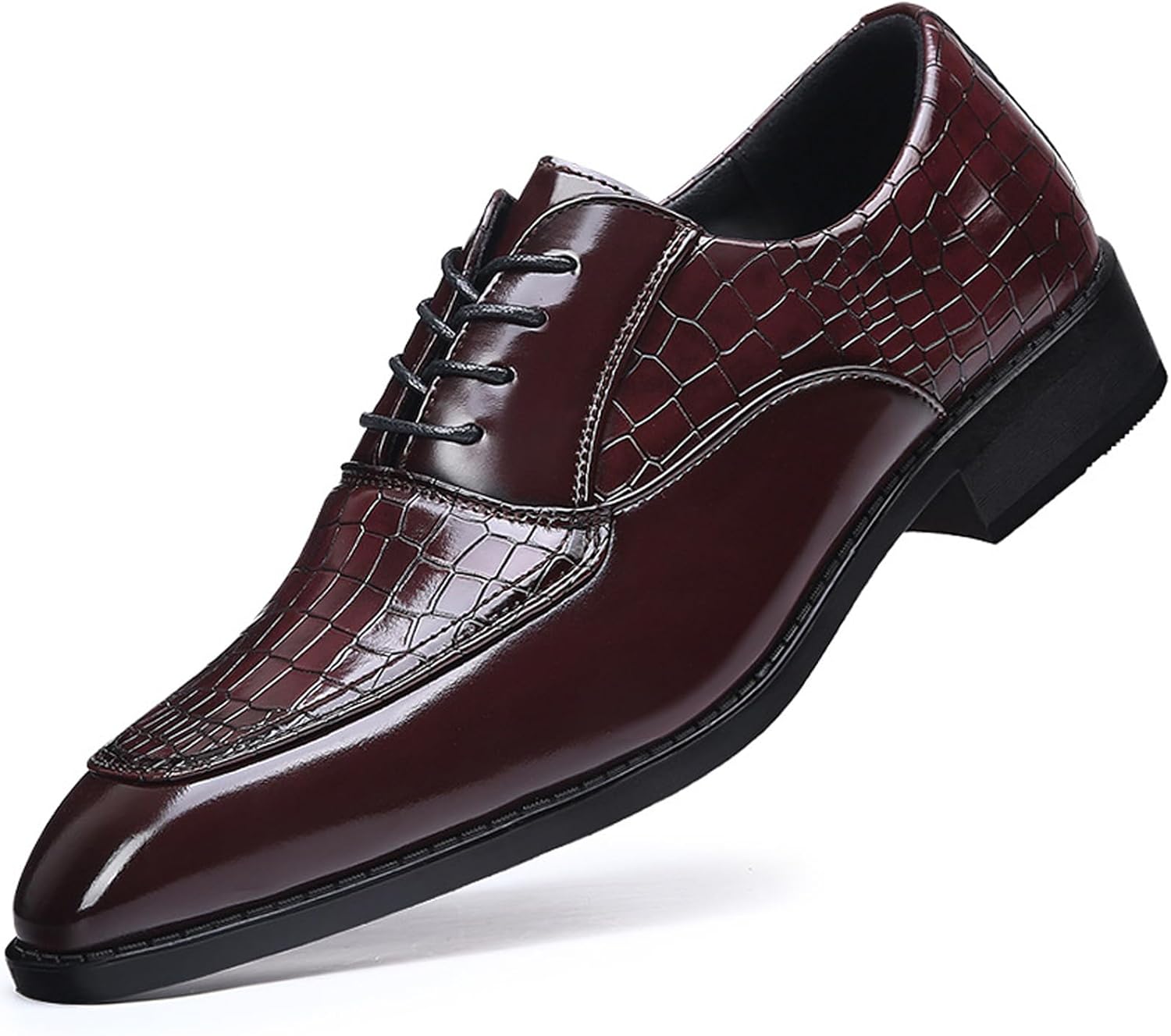 Мужские ретро-кожаные туфли-оксфорды с простым носком, деловые, модные, с шнуровкой, заостренный носок, на вечеринку, свадьбу и для работы Melgonmg, красный
Мужские ретро-кожаные туфли-оксфорды с простым носком, деловые, модные, с шнуровкой, заостренный носок, на вечеринку, свадьбу и для работы Melgonmg, красный