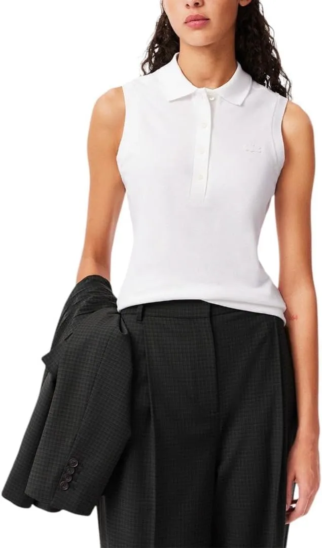 Lacoste Женская L.12.D Slim Fit безрукавный поло
Lacoste Женская L.12.D Slim Fit безрукавный поло