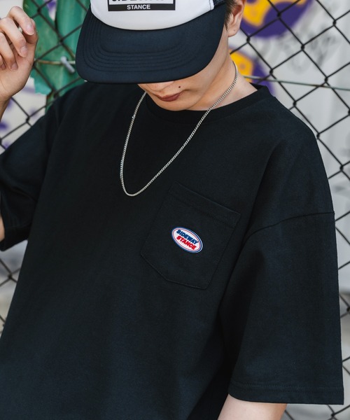 Футболка с коротким рукавом, овальным силиконовым накладным карманом SIDEWAY STANCE, черный
Футболка с коротким рукавом, овальным силиконовым накладным карманом SIDEWAY STANCE, черный