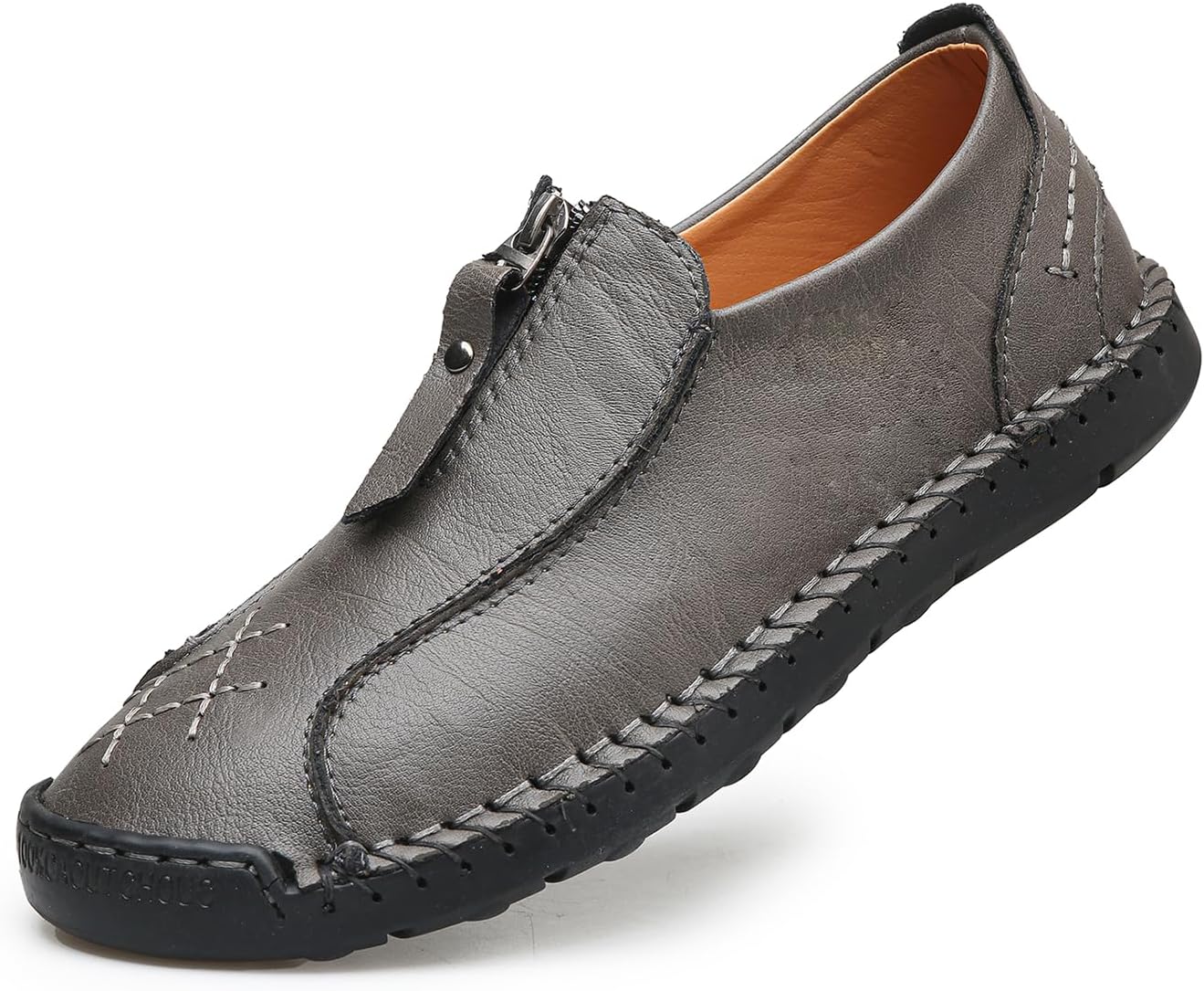 Мужские кожаные лоферы Dacnakby, слипоны, классические пенни-лоферы, мокасины, ручная строчка, дизайн с молнией, удобные повседневные прогулочные туфли, серый
Мужские кожаные лоферы Dacnakby, слипоны, классические пенни-лоферы, мокасины, ручная строчка, дизайн с молнией, удобные повседневные прогулочные туфли, серый