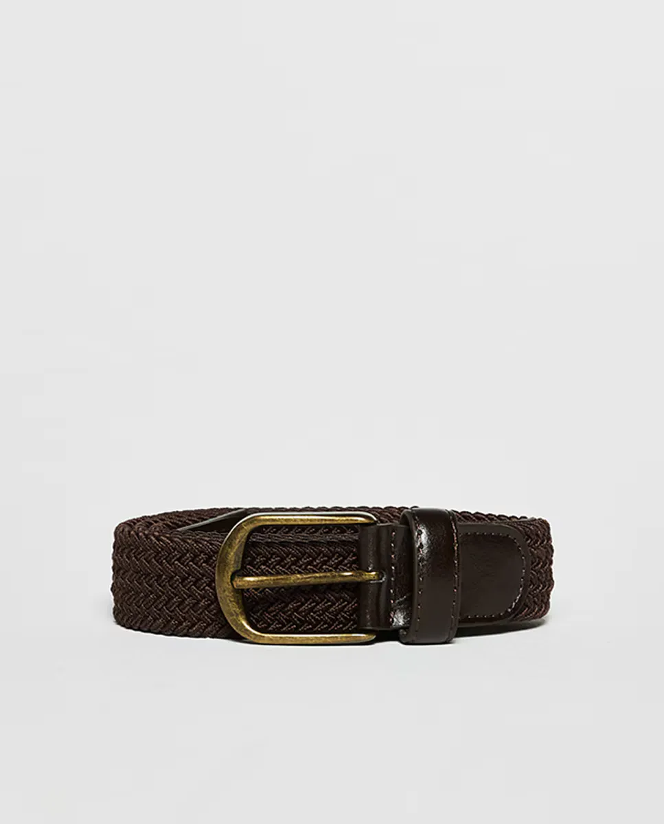 Эластичный мужской плетеный ремень Sfera, коричневый
Эластичный мужской плетеный ремень Sfera, коричневый