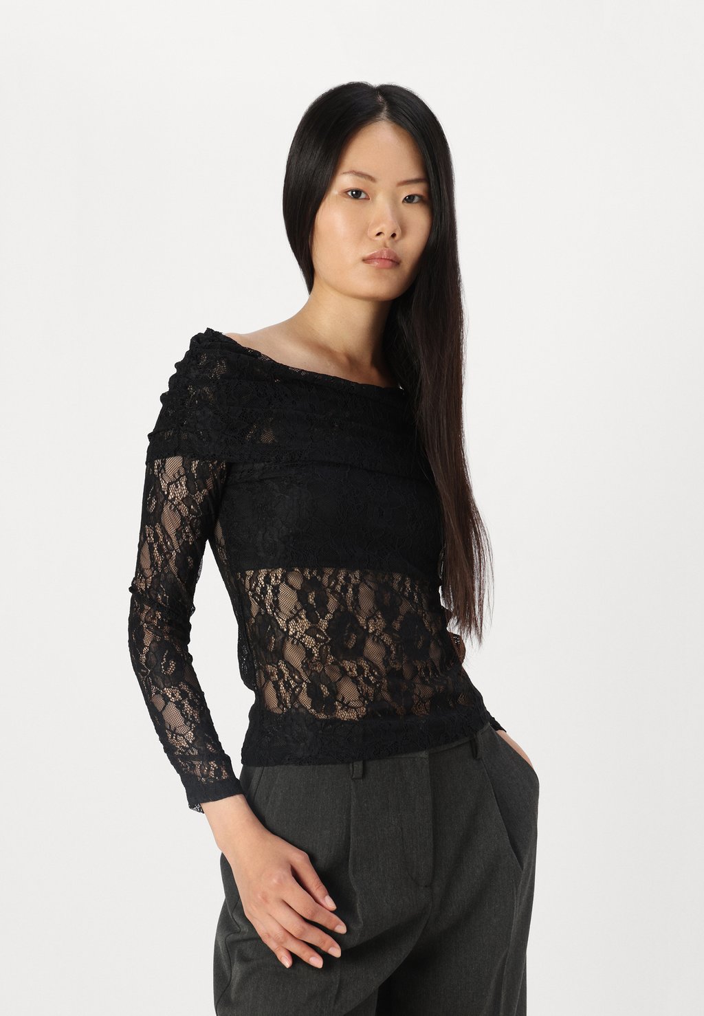 Топ с длинными рукавами SLFMISTA OFF SHOULDER Selected Femme, черный
Топ с длинными рукавами SLFMISTA OFF SHOULDER Selected Femme, черный