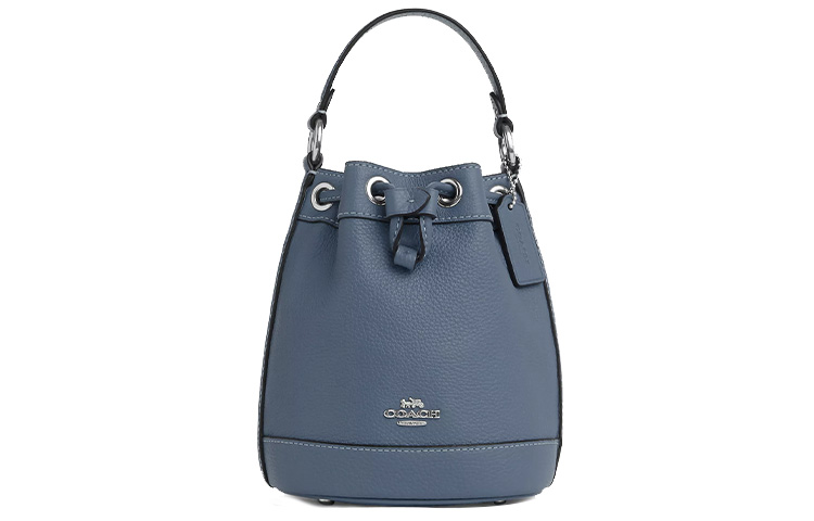 Сумка-ведро Dempsey из гладкой кожи, женская мини-сумка через плечо, кроссбоди Silver & Light Mist COACH
Сумка-ведро Dempsey из гладкой кожи, женская мини-сумка через плечо, кроссбоди Silver & Light Mist COACH