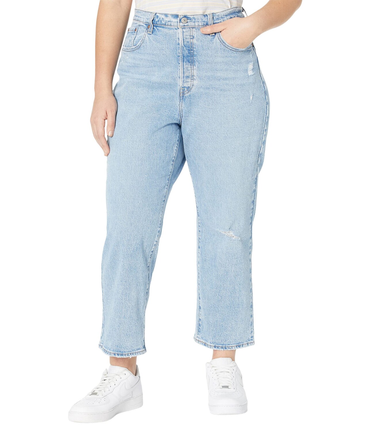 Джинсы Levi's Premium, Plus Size Ribcage Straight Ankle 
Джинсы Levi's Premium, Plus Size Ribcage Straight Ankle