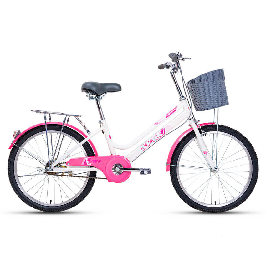 Велосипед детский MAX BIKE Mini 1 22", белый/розовый 
Велосипед детский MAX BIKE Mini 1 22", белый/розовый
