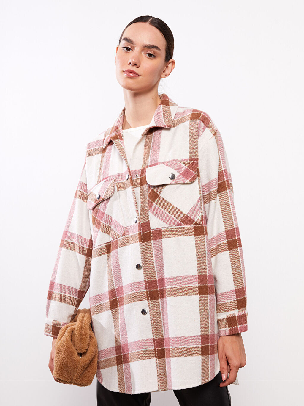 Клетчатая фланелевая Женская куртка-рубашка с длинным рукавом LCW Modest, Коричневый, Клетчатая фланелевая Женская куртка-рубашка с длинным рукавом LCW Modest
Клетчатая фланелевая Женская куртка-рубашка с длинным рукавом LCW Modest, Коричневый, Клетчатая фланелевая Женская куртка-рубашка с длинным рукавом LCW Modest