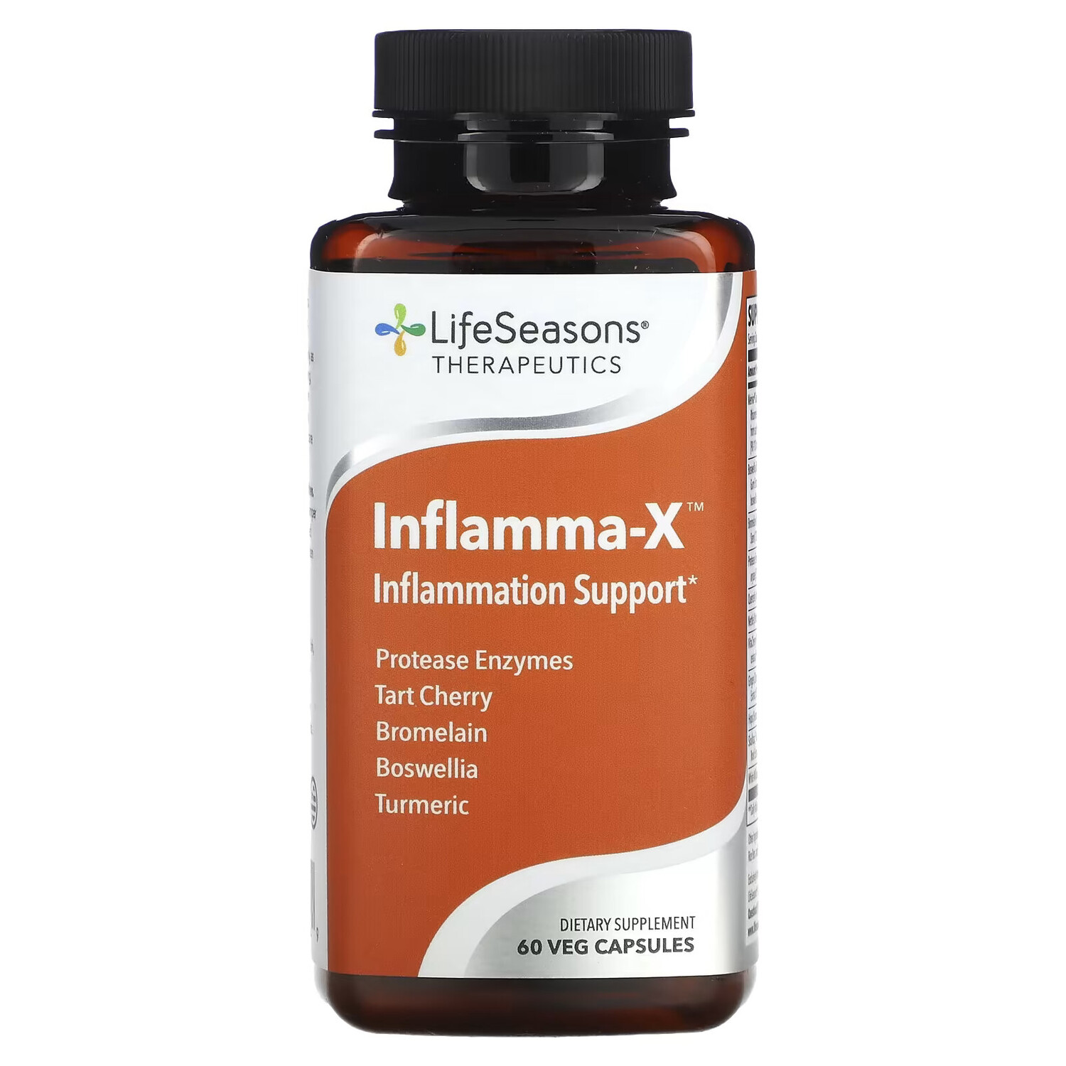 LifeSeasons, Inflamma-X, поддержка при воспалениях, 60 вегетарианских капсул
LifeSeasons, Inflamma-X, поддержка при воспалениях, 60 вегетарианских капсул