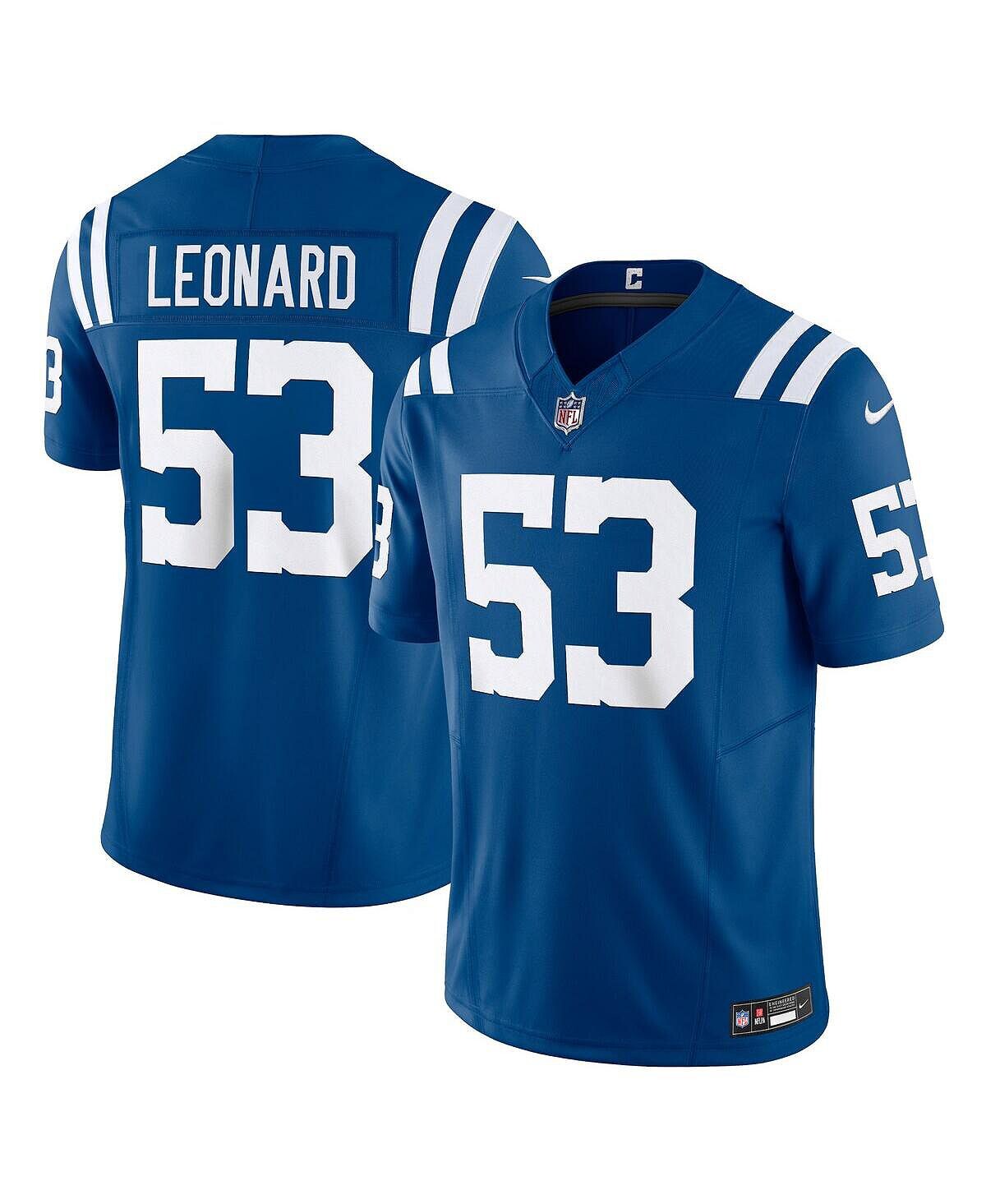Мужские кроссовки Shaquille Leonard Royal Indianapolis Colts Vapor F.U.S.E. Ограниченный Джерси Nike
Мужские кроссовки Shaquille Leonard Royal Indianapolis Colts Vapor F.U.S.E. Ограниченный Джерси Nike
