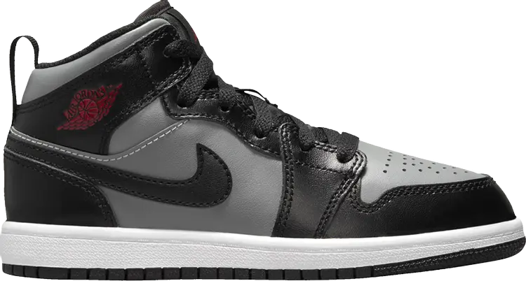 Кроссовки Air Jordan 1 Mid PS Shadow, серый 
Кроссовки Air Jordan 1 Mid PS Shadow, серый